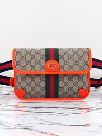 GG original canvas belt bag 752597 orange