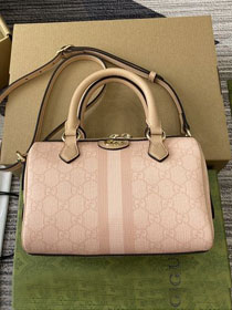 GG original canvas ophidia mini top handle bag 772053 light pink