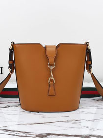 GG original calfskin mini bucket shoulder bag 782908 brown