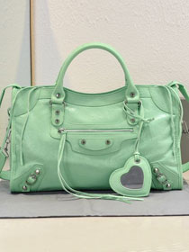 Balenciaga original lambskin le city medium bag 7977862 green