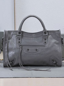 Balenciaga original lambskin le city medium bag 7977862 grey