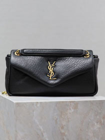 YSL original lambskin calypso small bag 734153 black