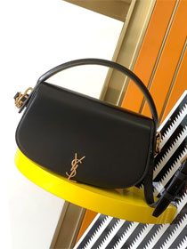 YSL original box calfskin voltaire bag 787671 black