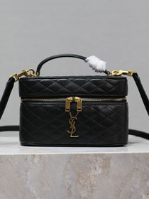 YSL original lambskin gaby vanity bag 766731 black