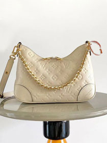 Louis vuitton original calfskin boulogne pm M12930 white