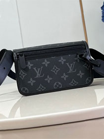 Louis vuitton original monogram eclipse bosphore wearable wallet M12599