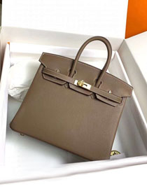 Hermes original swift leather birkin 30 bag H30-5 grey etoupe