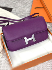 Hermes original epsom leather constance elan bag C024 anemone